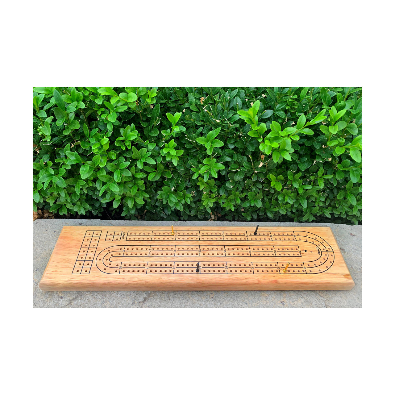  Solid Wood Cribbage - Multicolor - Bonton