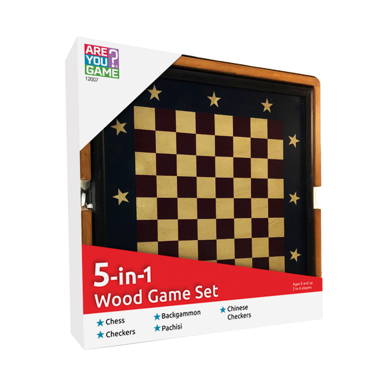  5-in-1 Wood Game Set - Multicolor - Bonton