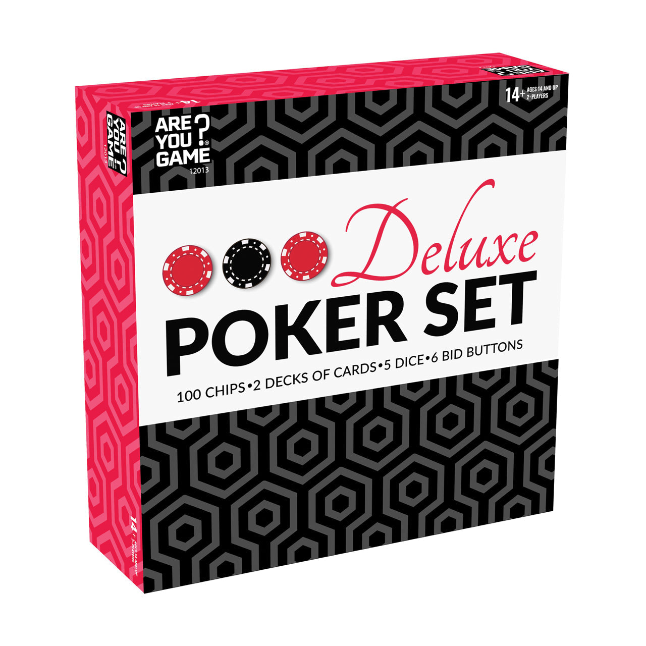  Deluxe Poker Set - Multicolor - Bonton