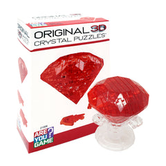 3D Crystal Puzzle - Ruby: 43 Pcs