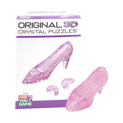 3D Crystal Puzzle - Slipper (Pink): 44 Pcs