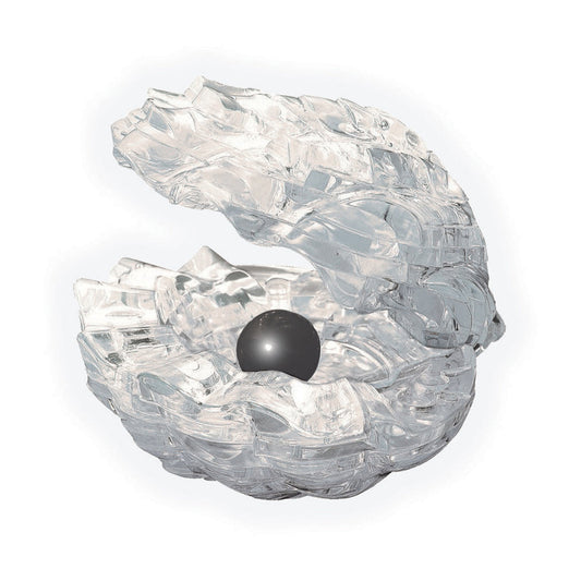 3D Crystal Puzzle - Black Pearl in Clear Shell: 48 Pcs