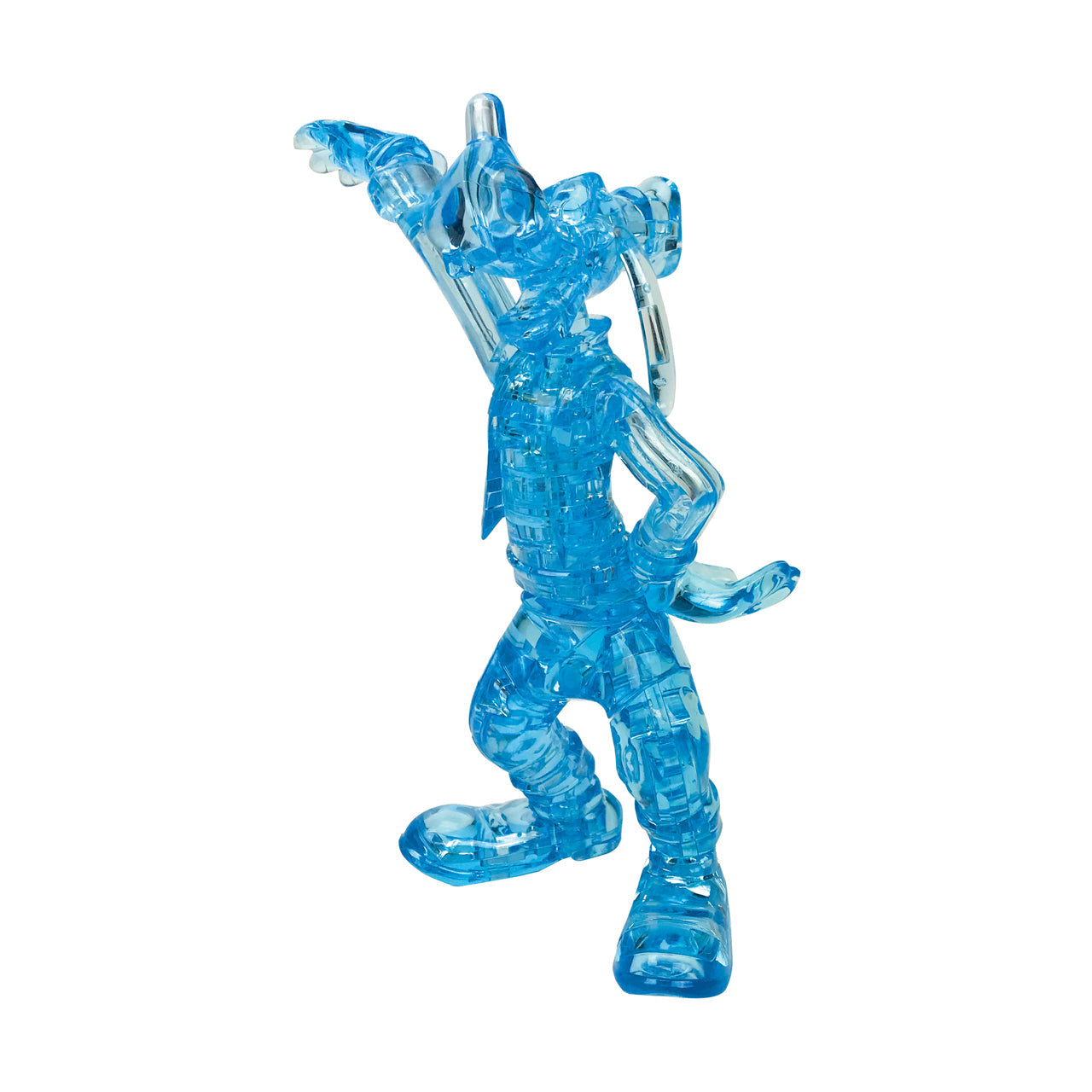  3D Crystal Puzzle - Disney Goofy (Blue): 38 Pcs - Multicolor - Bonton