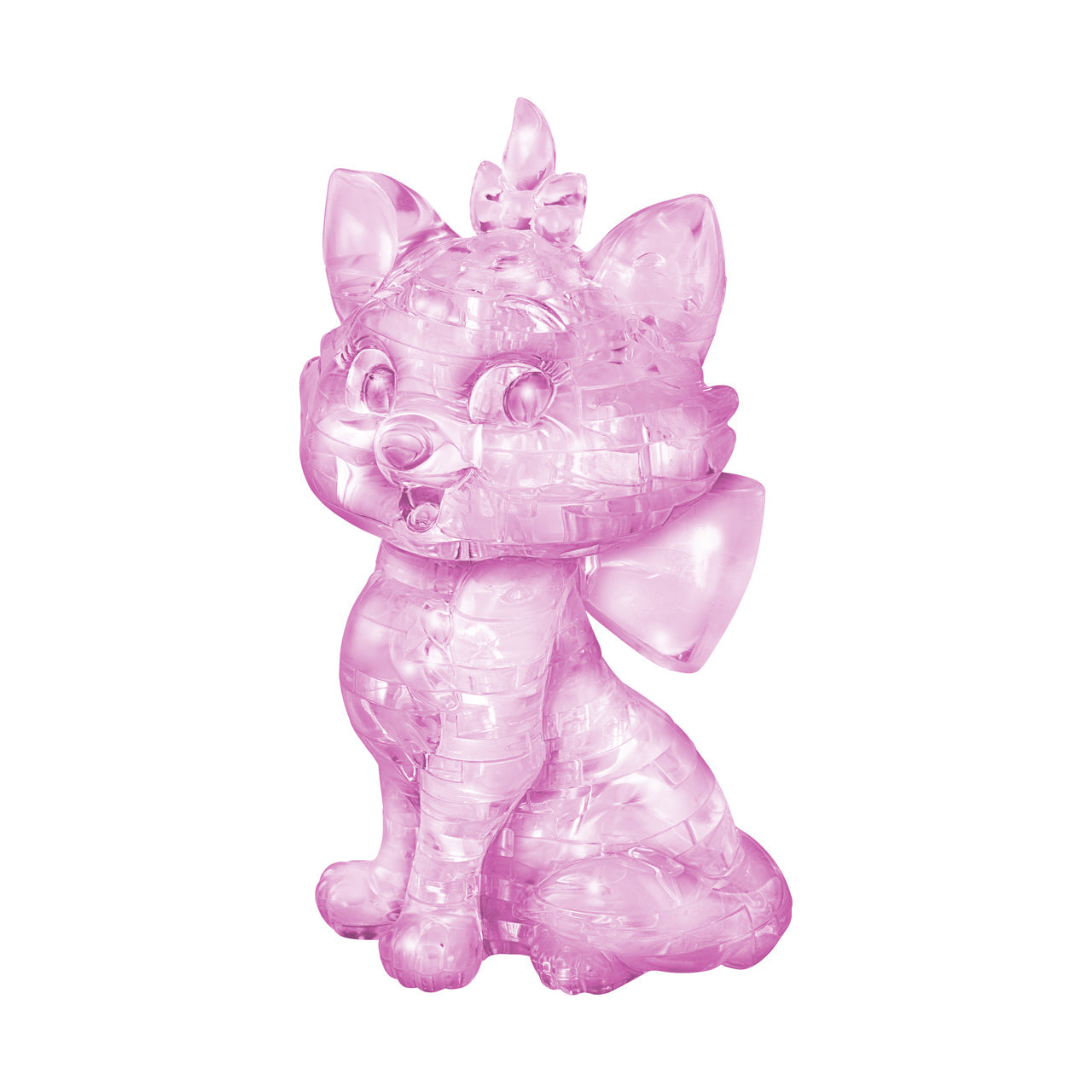  3D Crystal Puzzle - Disney Marie (Pink): 45 Pcs - Multicolor - Bonton