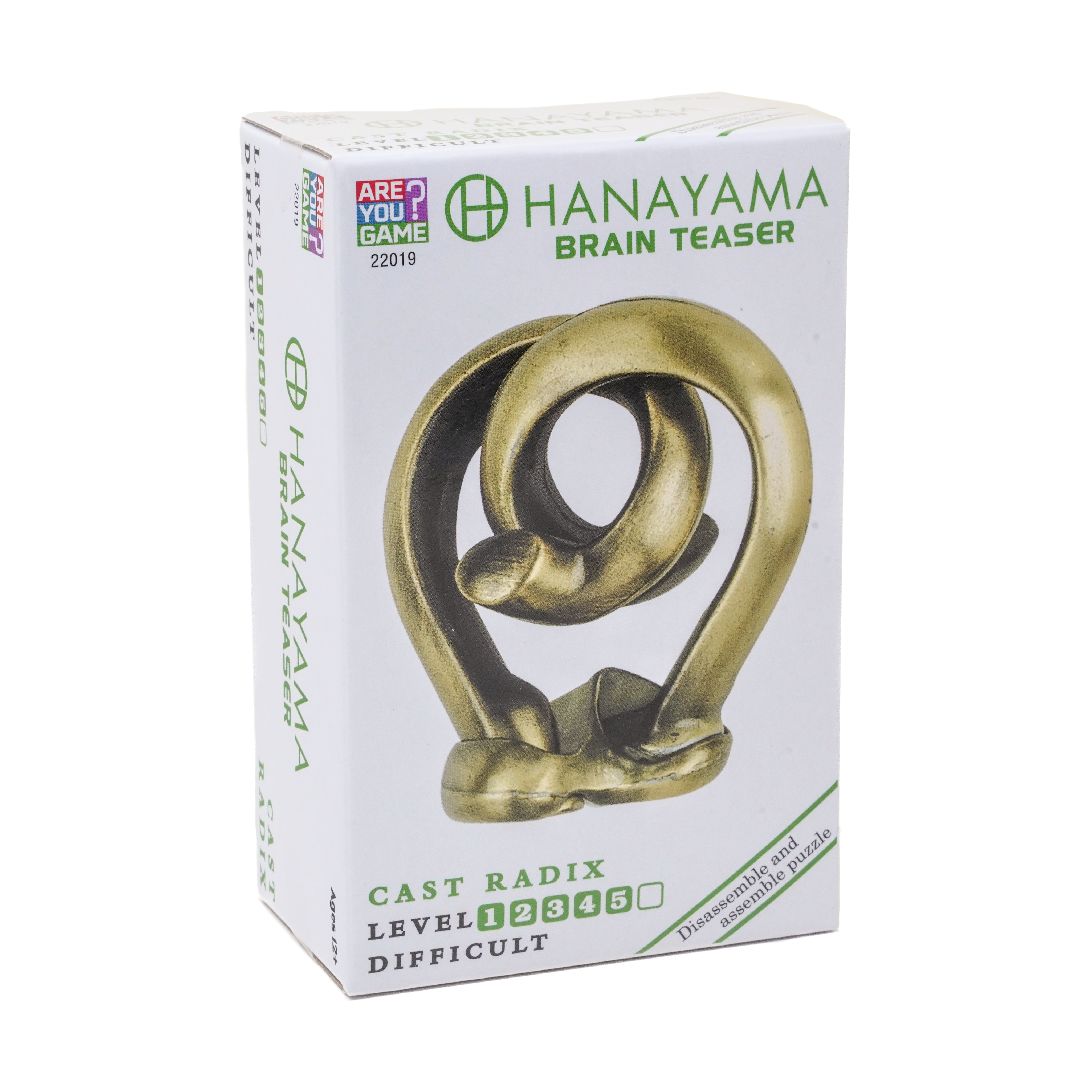  AreYouGame.com Hanayama Level 5 Cast Puzzle - Radix - Multi-color - Bonton