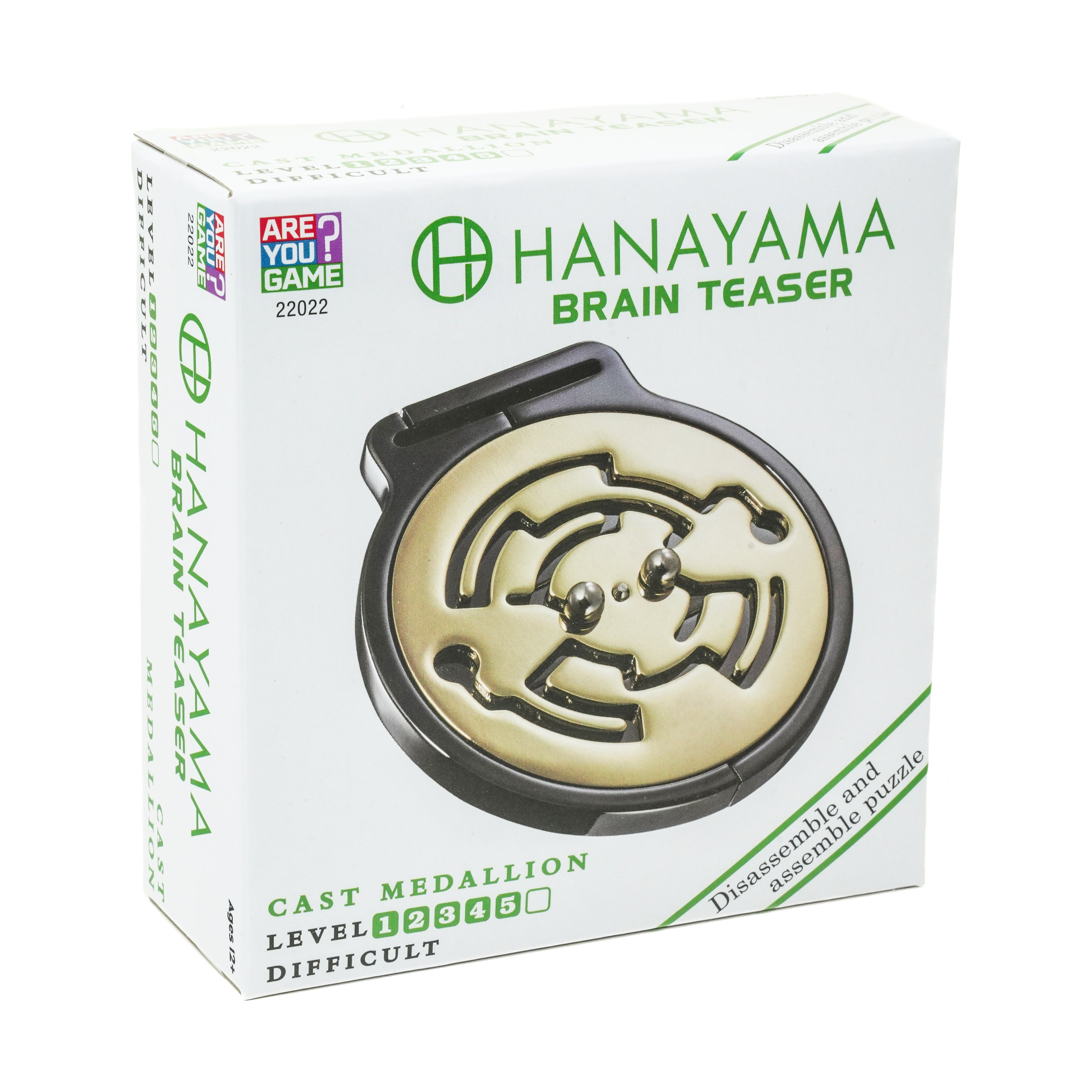  Hanayama Level 5 Cast Puzzle - Medallion - Multi-color - Bonton