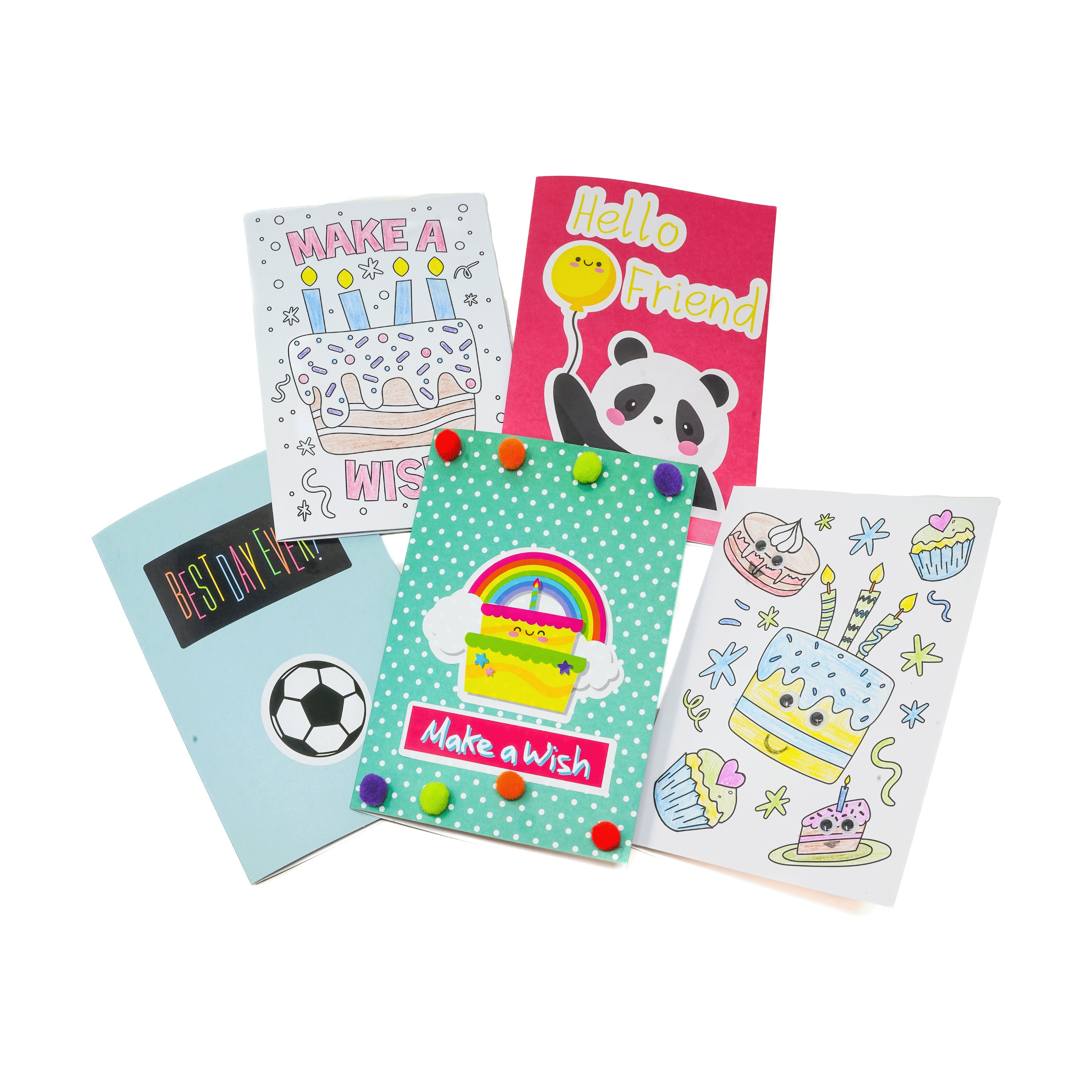  AreYouGame.com Make Your Own Custom Birthday Card Kit - Multi-color - Bonton