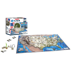 4D Cityscape Time Puzzle - USA