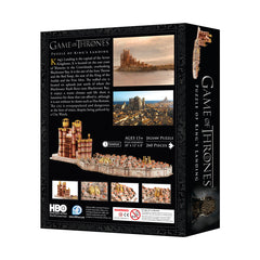 4D Cityscape Game of Thrones: Kings Landing 3D Puzzle: 260 Pcs