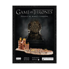 4D Cityscape Game of Thrones: Kings Landing 3D Puzzle: 260 Pcs