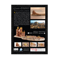 4D Cityscape Game of Thrones: Kings Landing 3D Puzzle: 260 Pcs