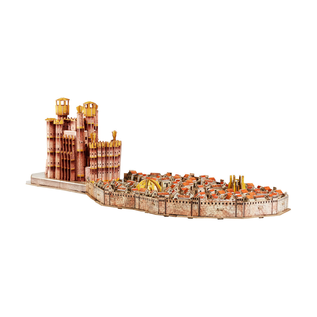  4D Cityscape Game of Thrones: Kings Landing 3D Puzzle: 260 Pcs - Multicolor - Bonton