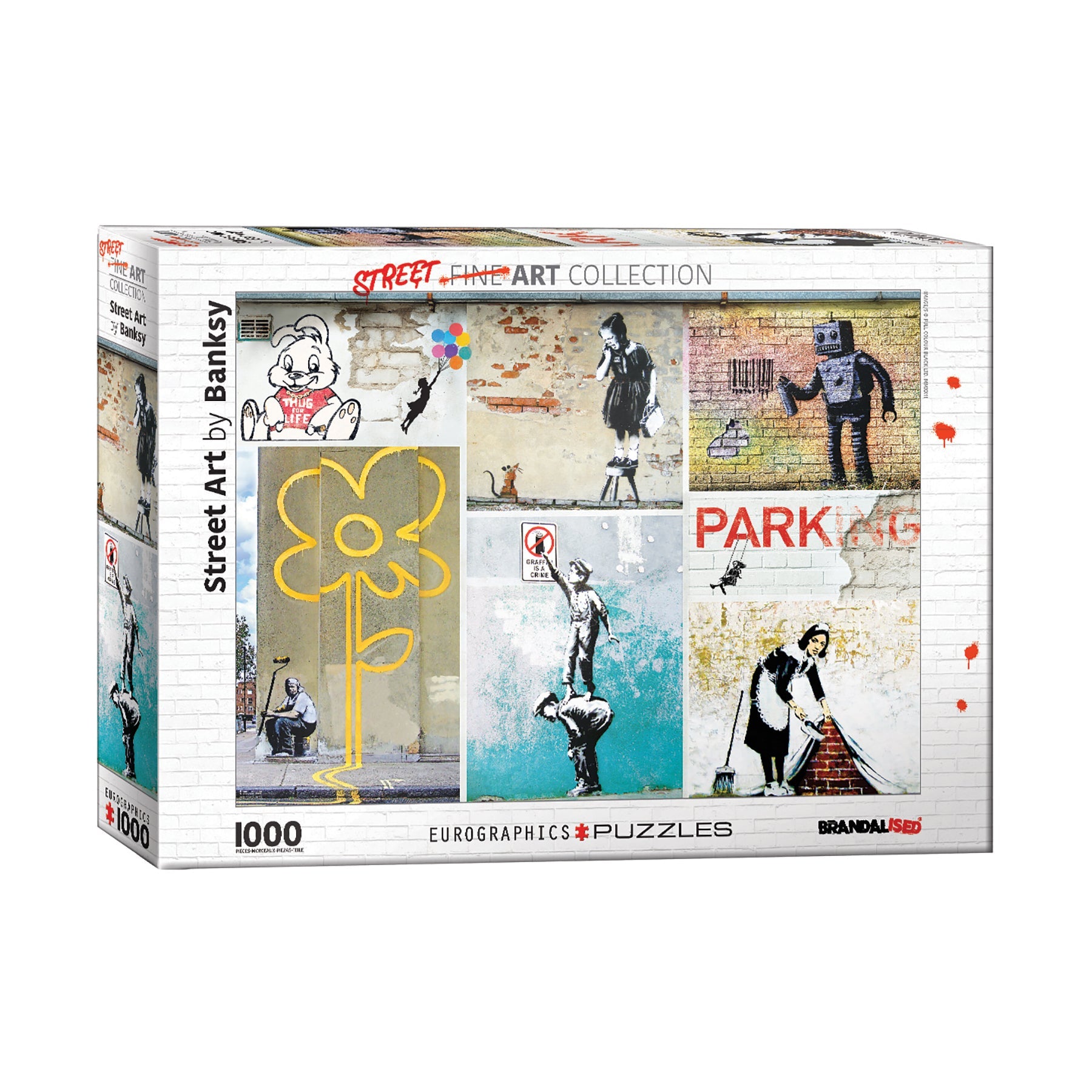  Eurographics Inc Street Art by Banksy: 1000 Pcs - Multi-color - Bonton