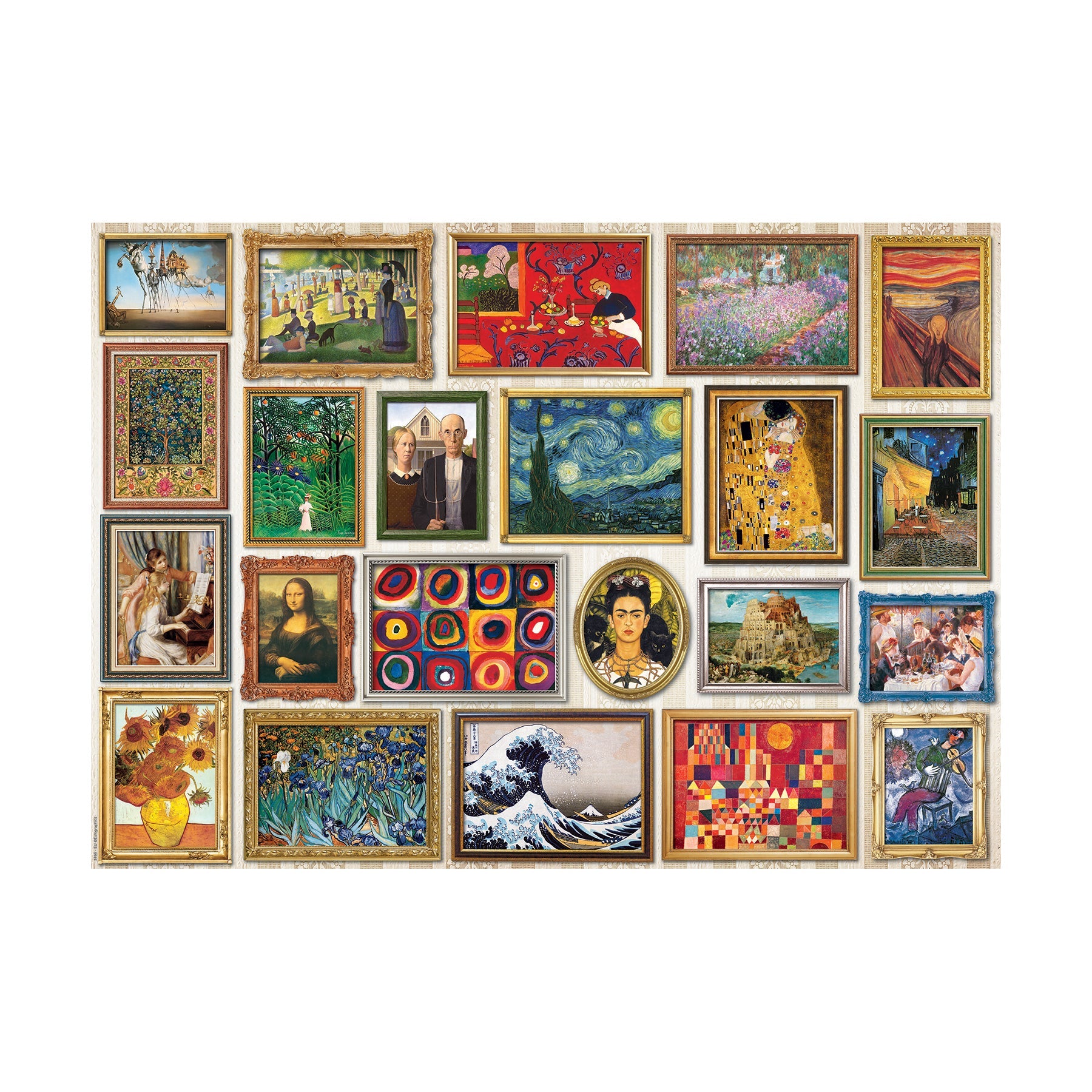  Eurographics Inc Fine Art Masterpieces: 1000 Pcs - Multi-color - Bonton