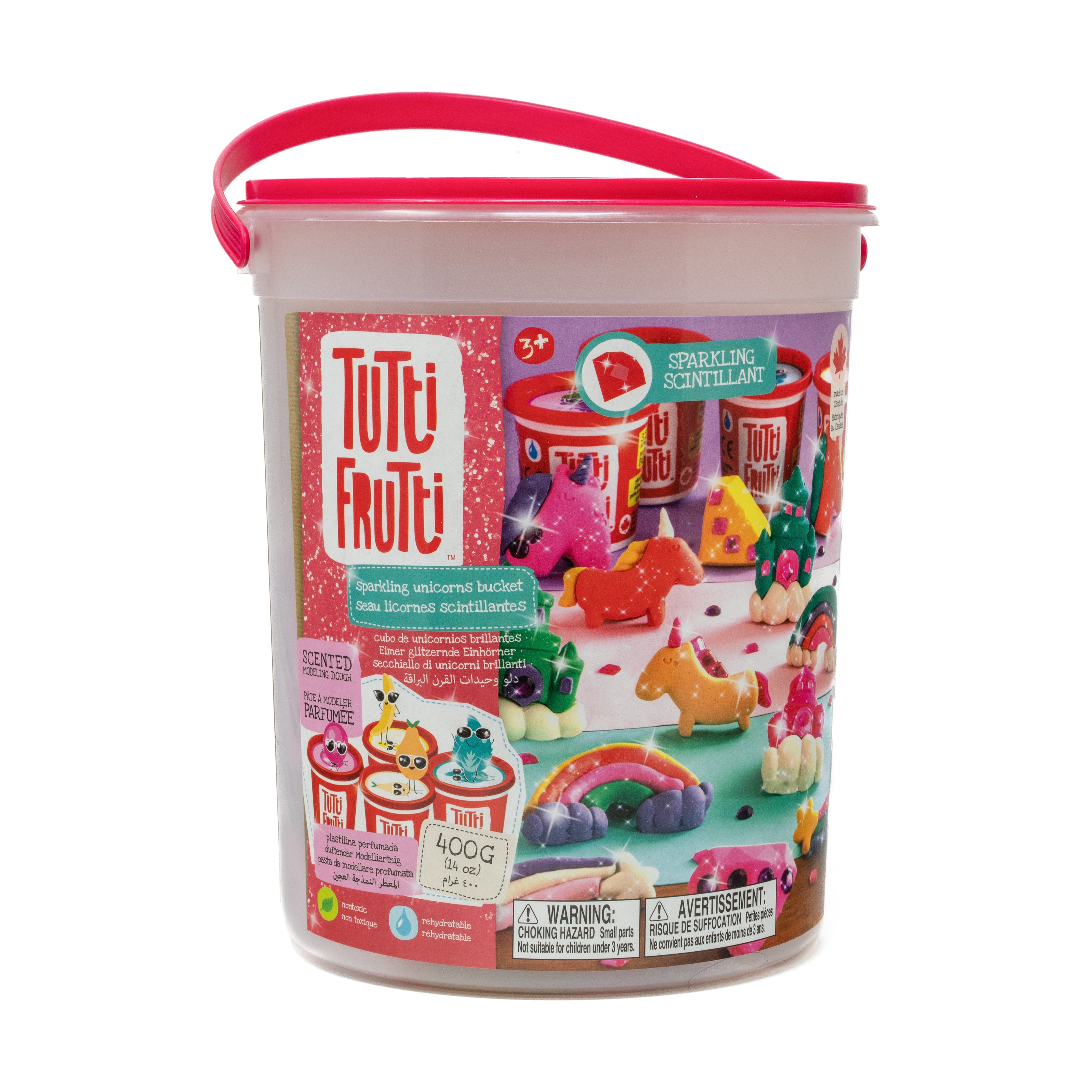  Bojeux Tutti Frutti - Sparkling Unicorns Bucket - Multi-color - Bonton