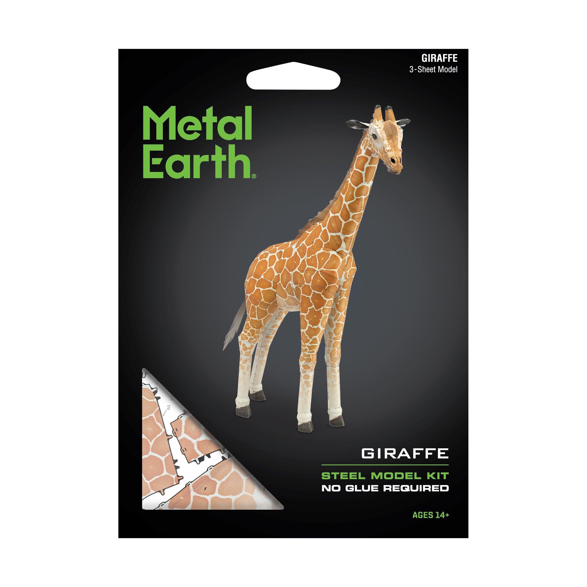  Fascinations Metal Earth 3D Metal Model Kit - Giraffe - Multi-color - Bonton