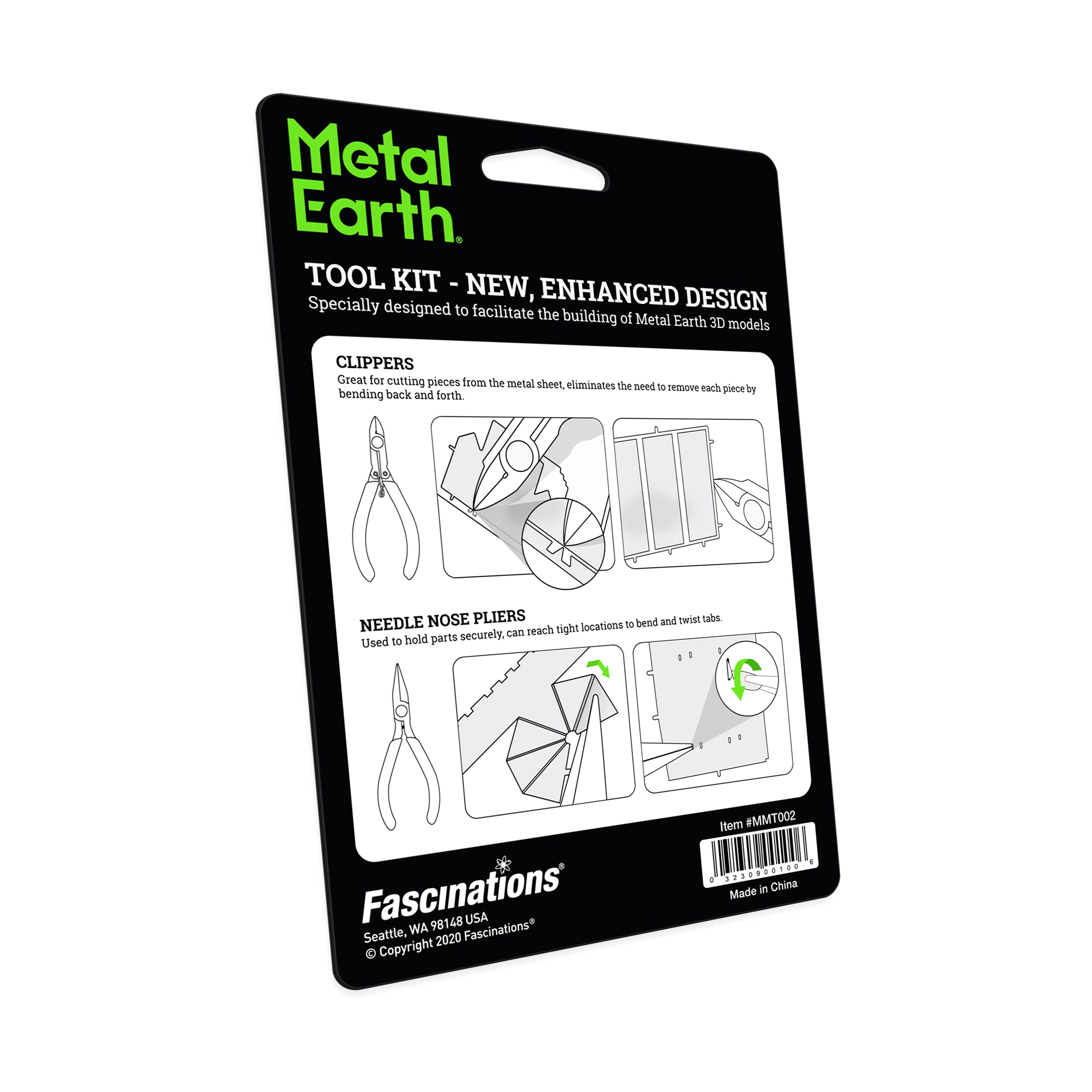  Fascinations Metal Earth Tool Kit - New, Enhanced Design - Multi-color - Bonton