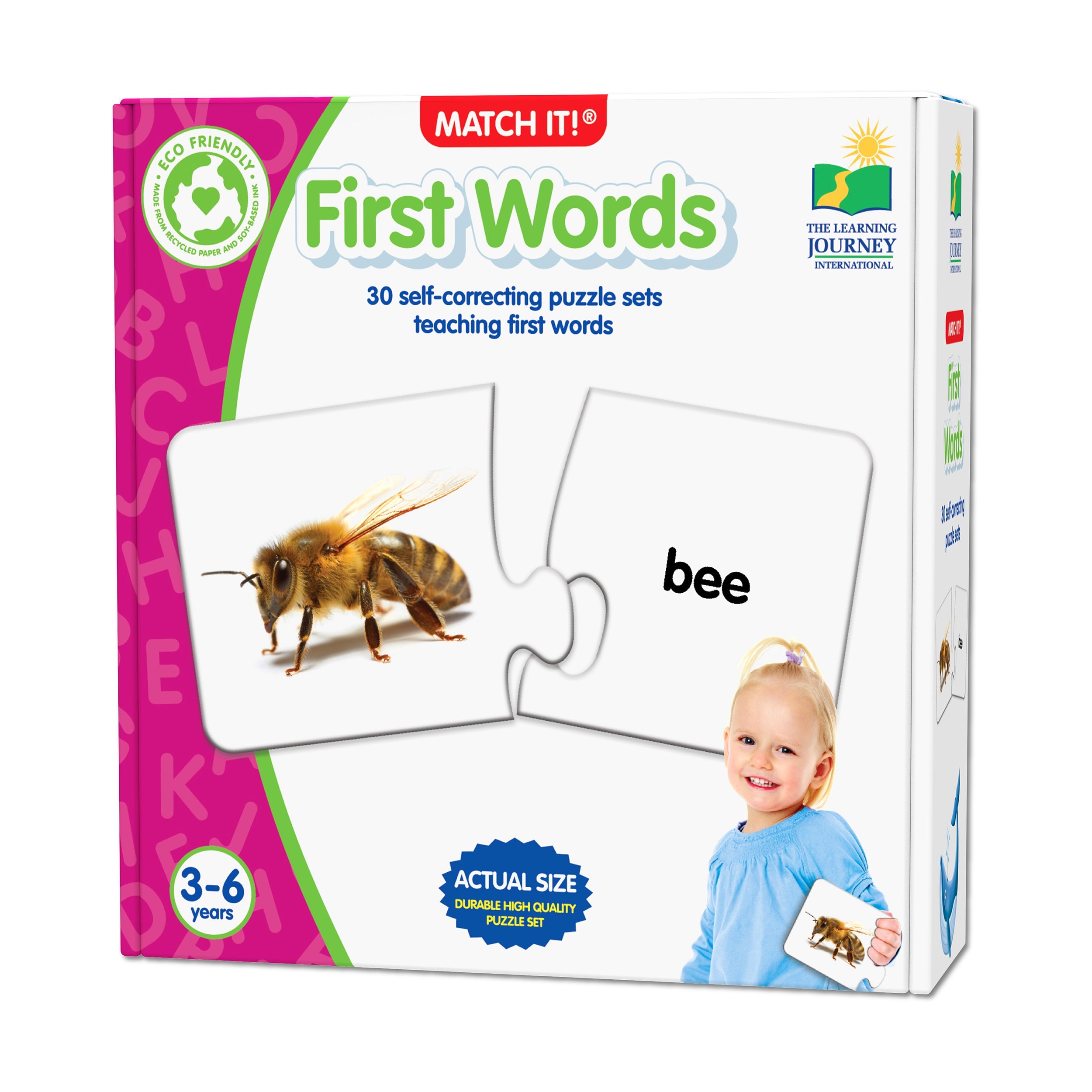  The Learning Journey Match It! - First Words - Multi-color - Bonton