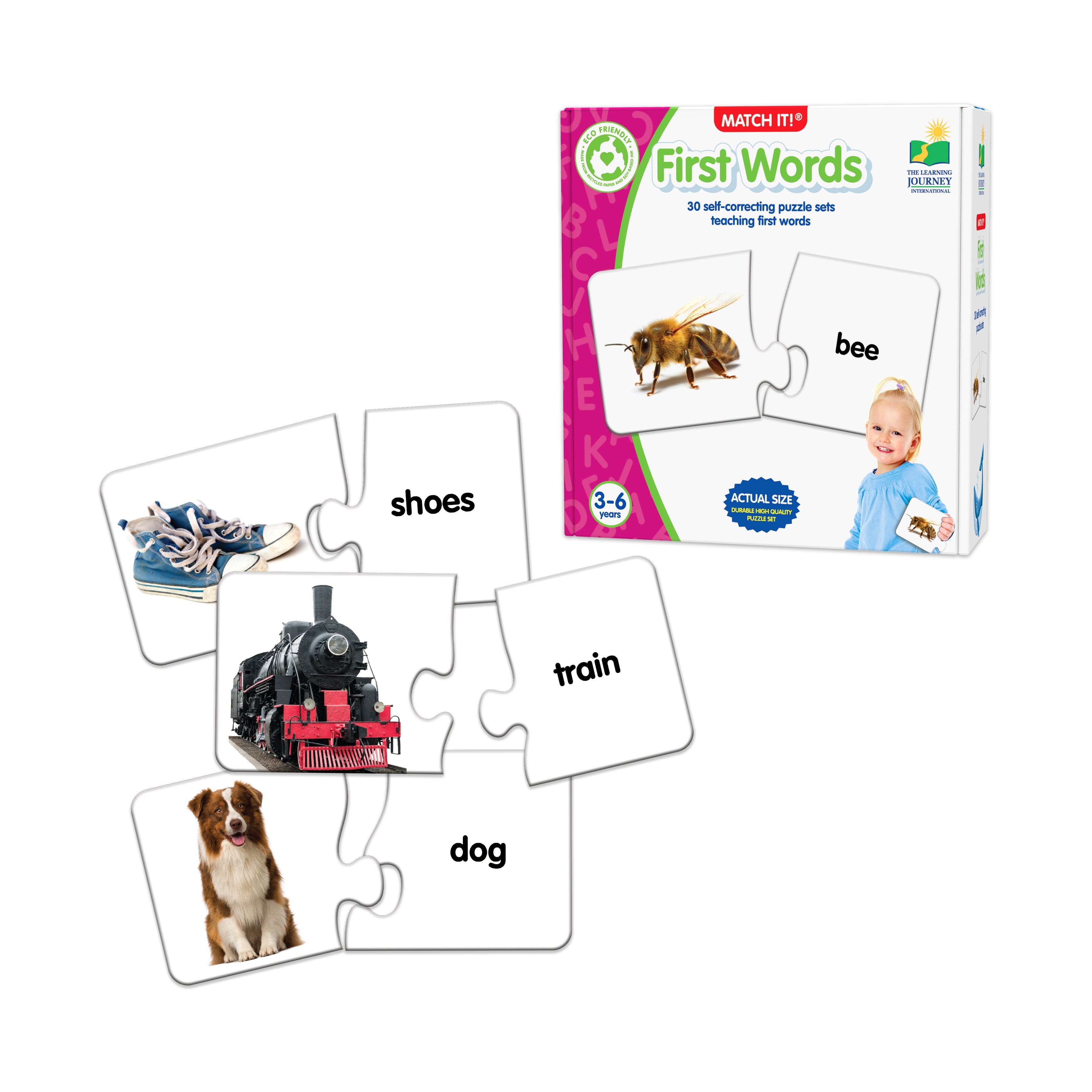  The Learning Journey Match It! - First Words - Multi-color - Bonton