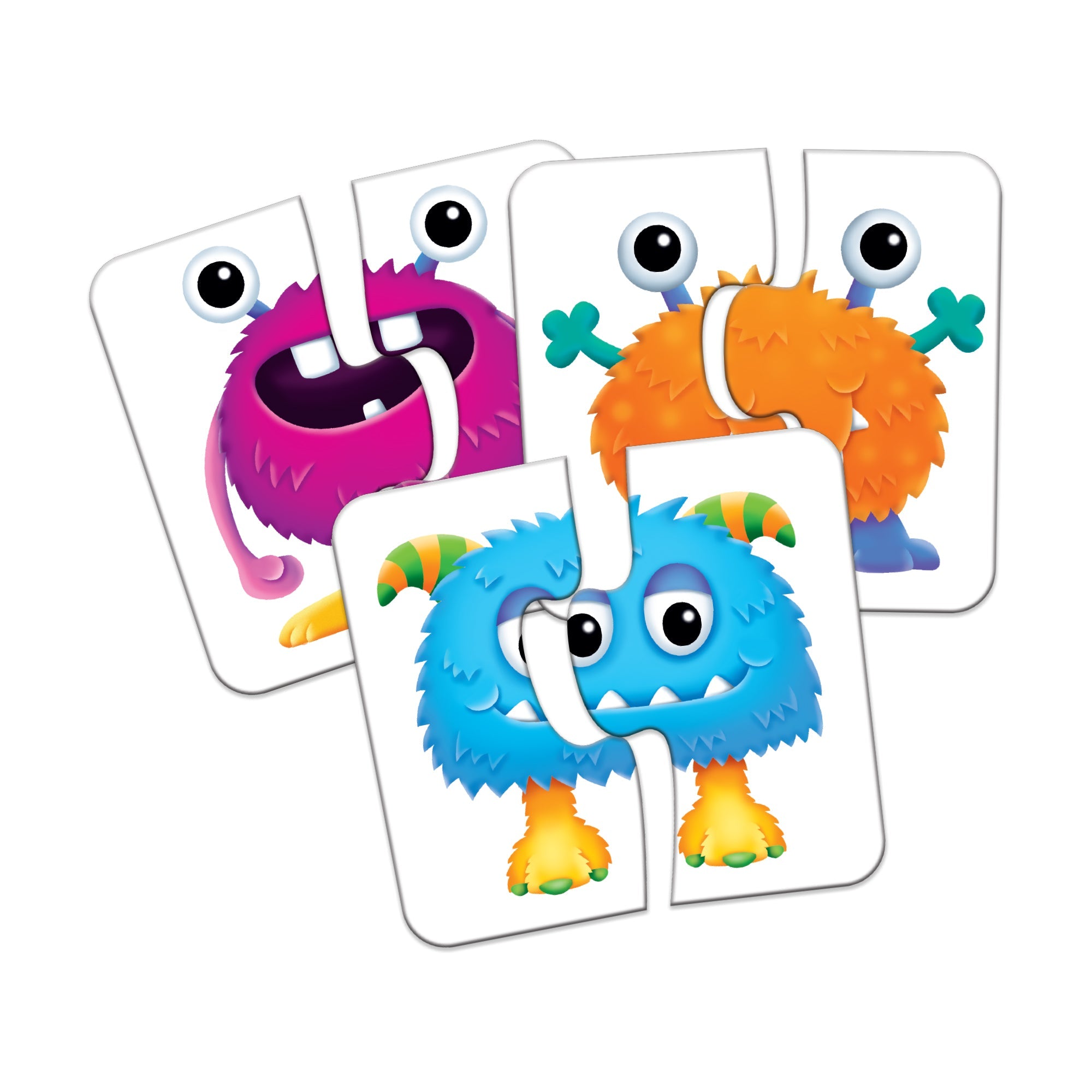  The Learning Journey My First Match It! - Monster Match - Multi-color - Bonton