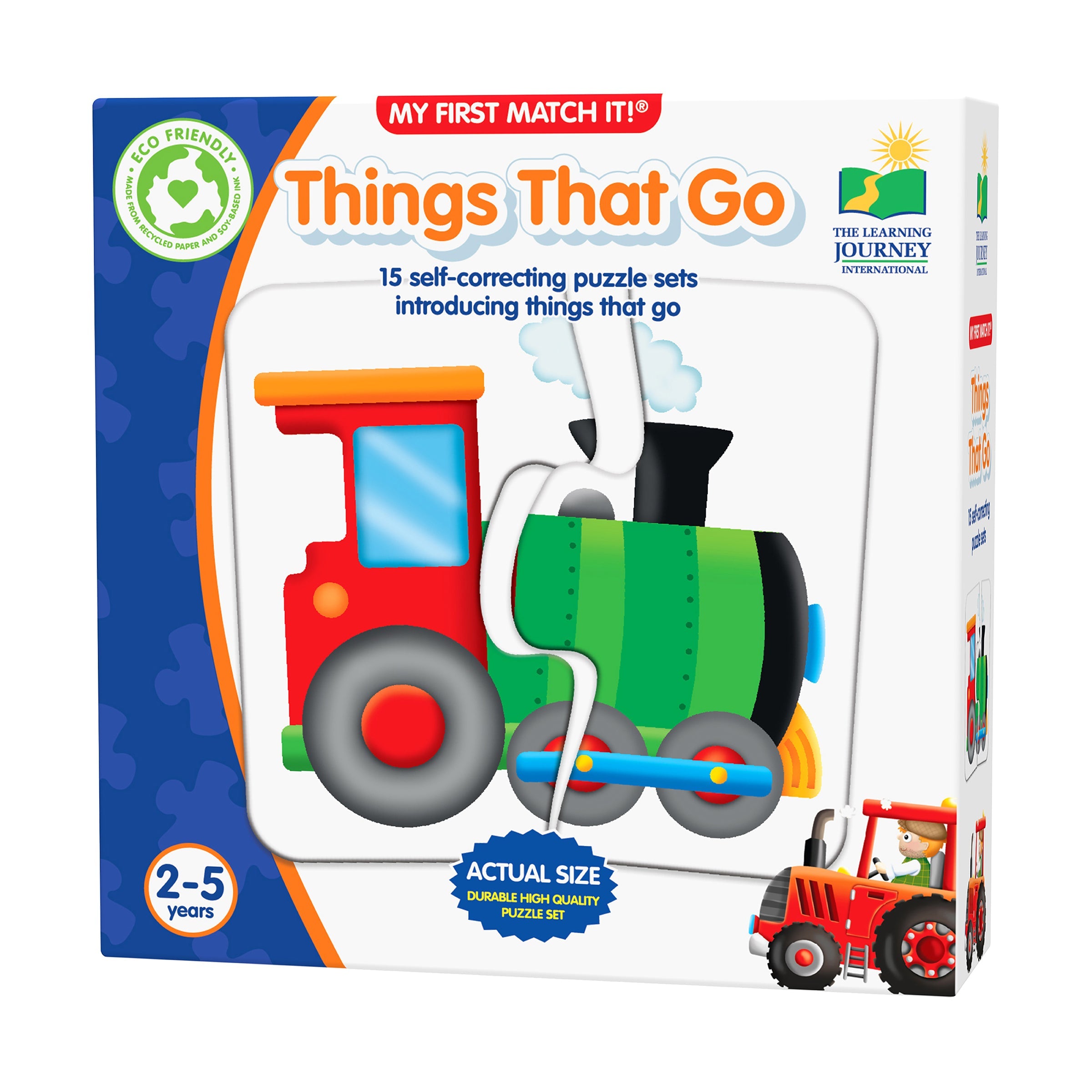  The Learning Journey My First Match It! - Things That Go - Multi-color - Bonton