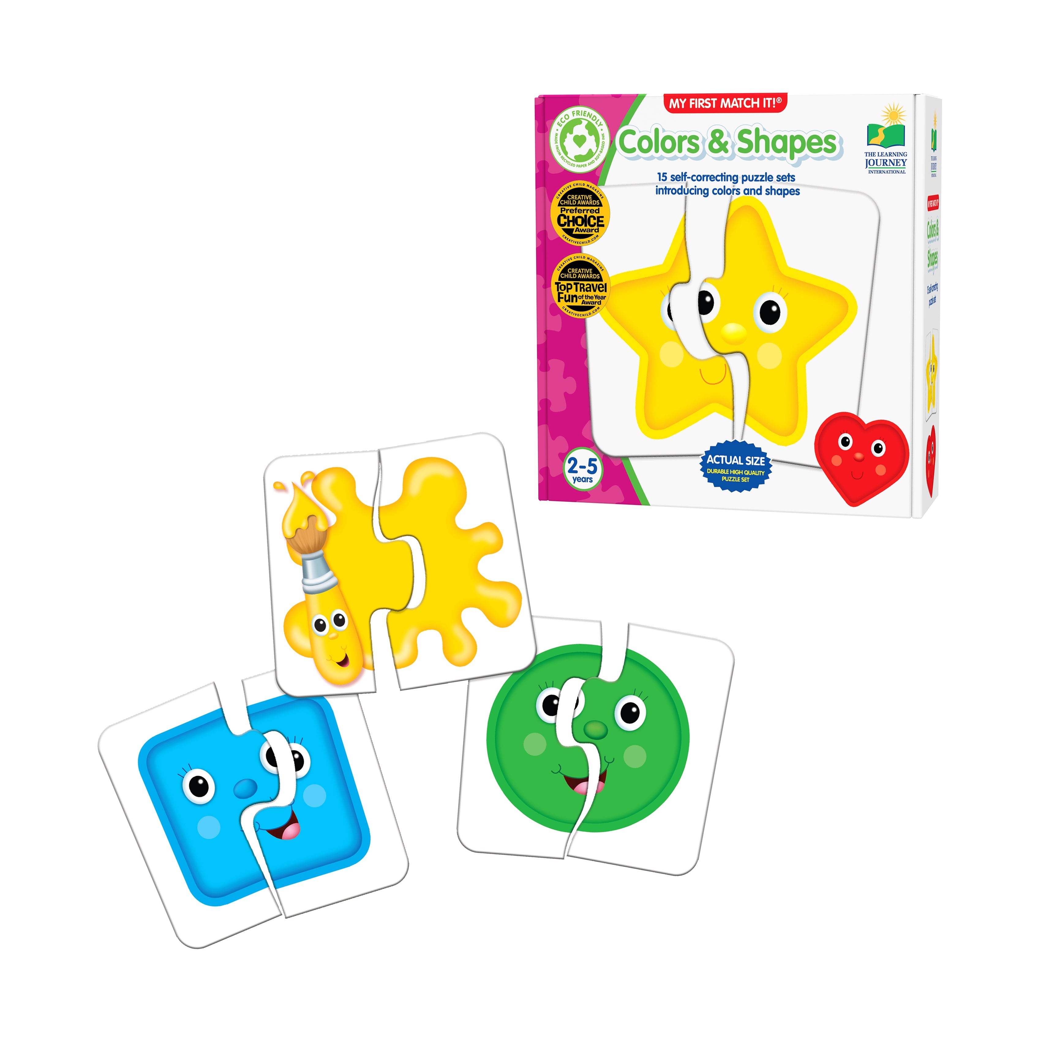  The Learning Journey My First Match It! - Colors & Shapes - Multi-color - Bonton