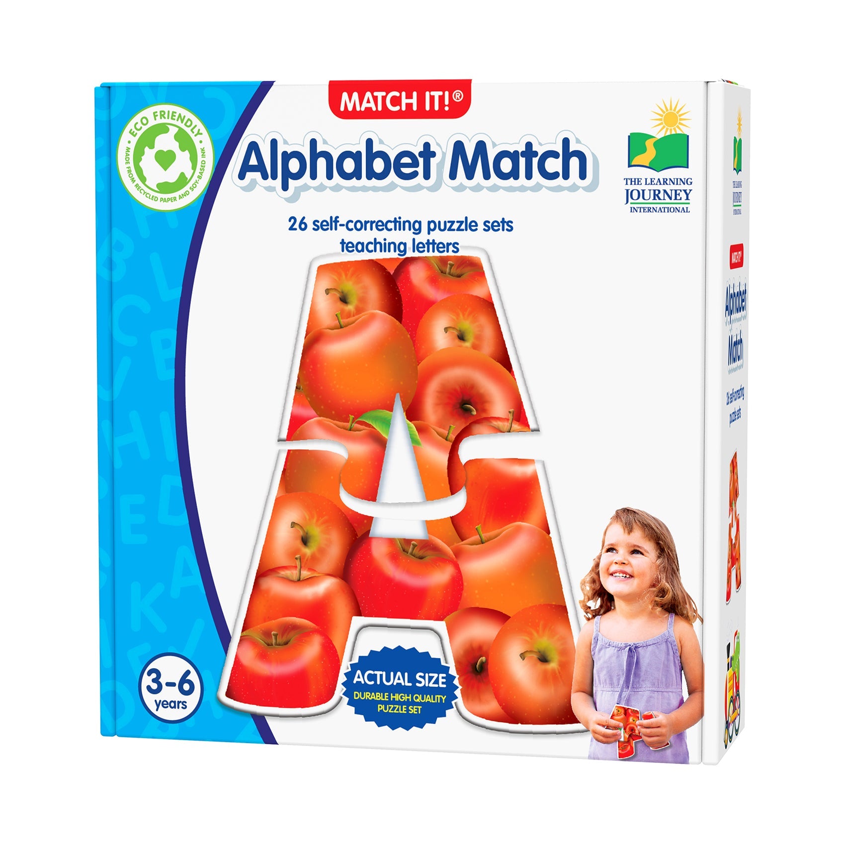  The Learning Journey Match It! - Alphabet Match - Multi-color - Bonton