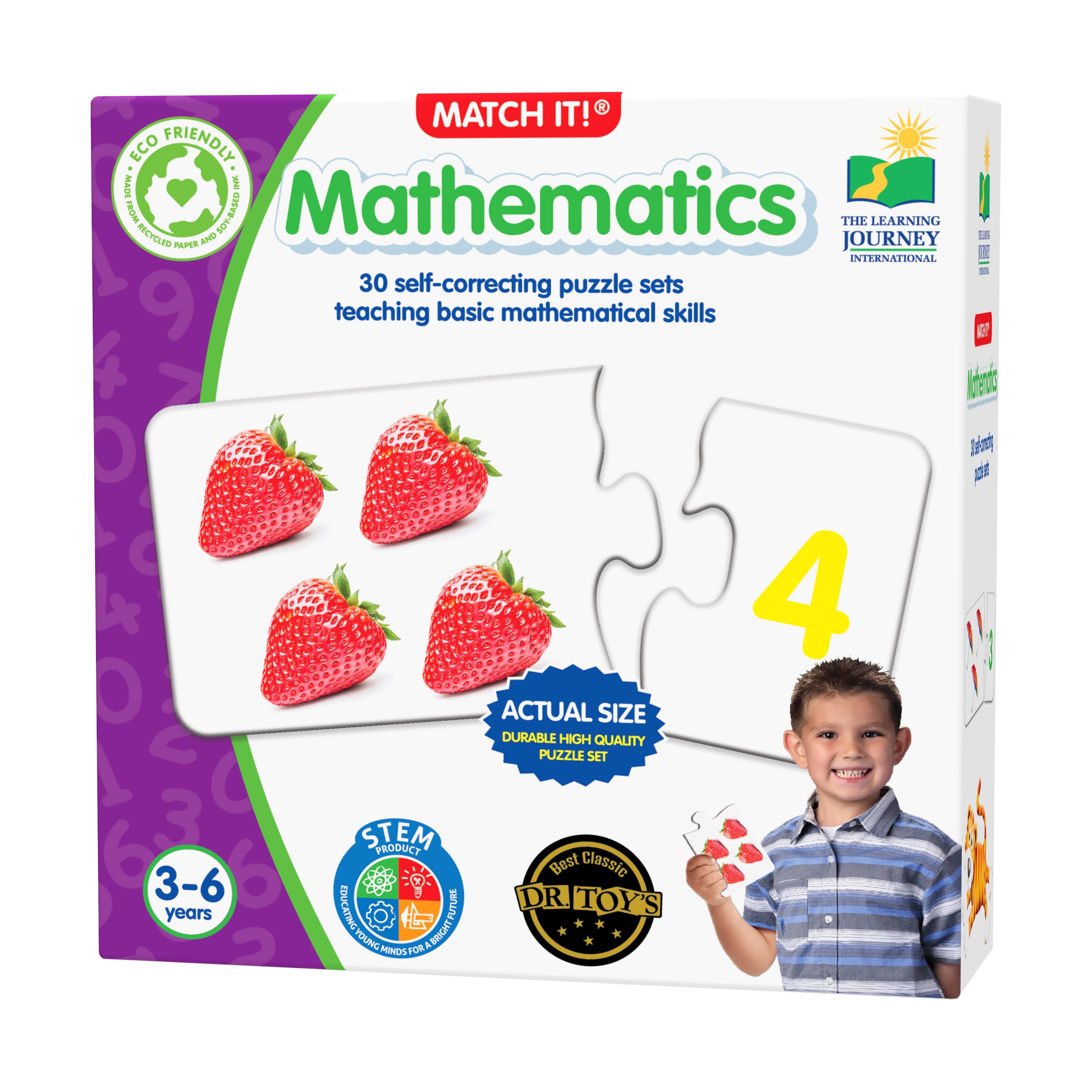  The Learning Journey Match It! - Mathematics - Multi-color - Bonton