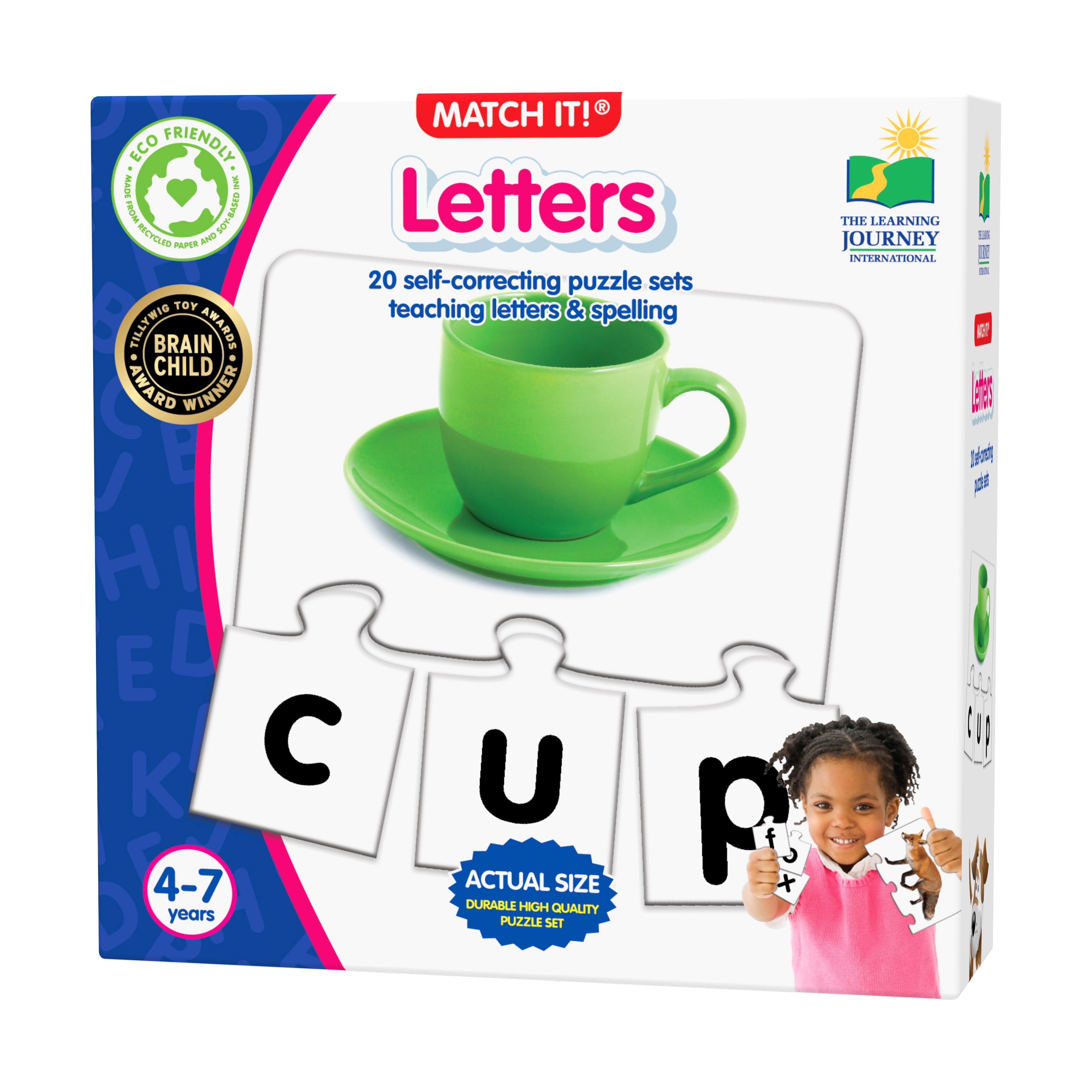  The Learning Journey Match It! - Letters - Multi-color - Bonton