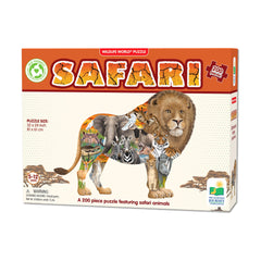 Wildlife-World-Puzzle-Safari-200-Pcs-Multi-color-One-Size