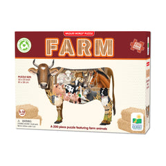 Wildlife-World-Puzzle-Farm-200-Pcs-Multi-color-One-Size