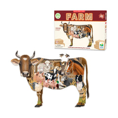 Wildlife-World-Puzzle-Farm-200-Pcs-Multi-color-One-Size