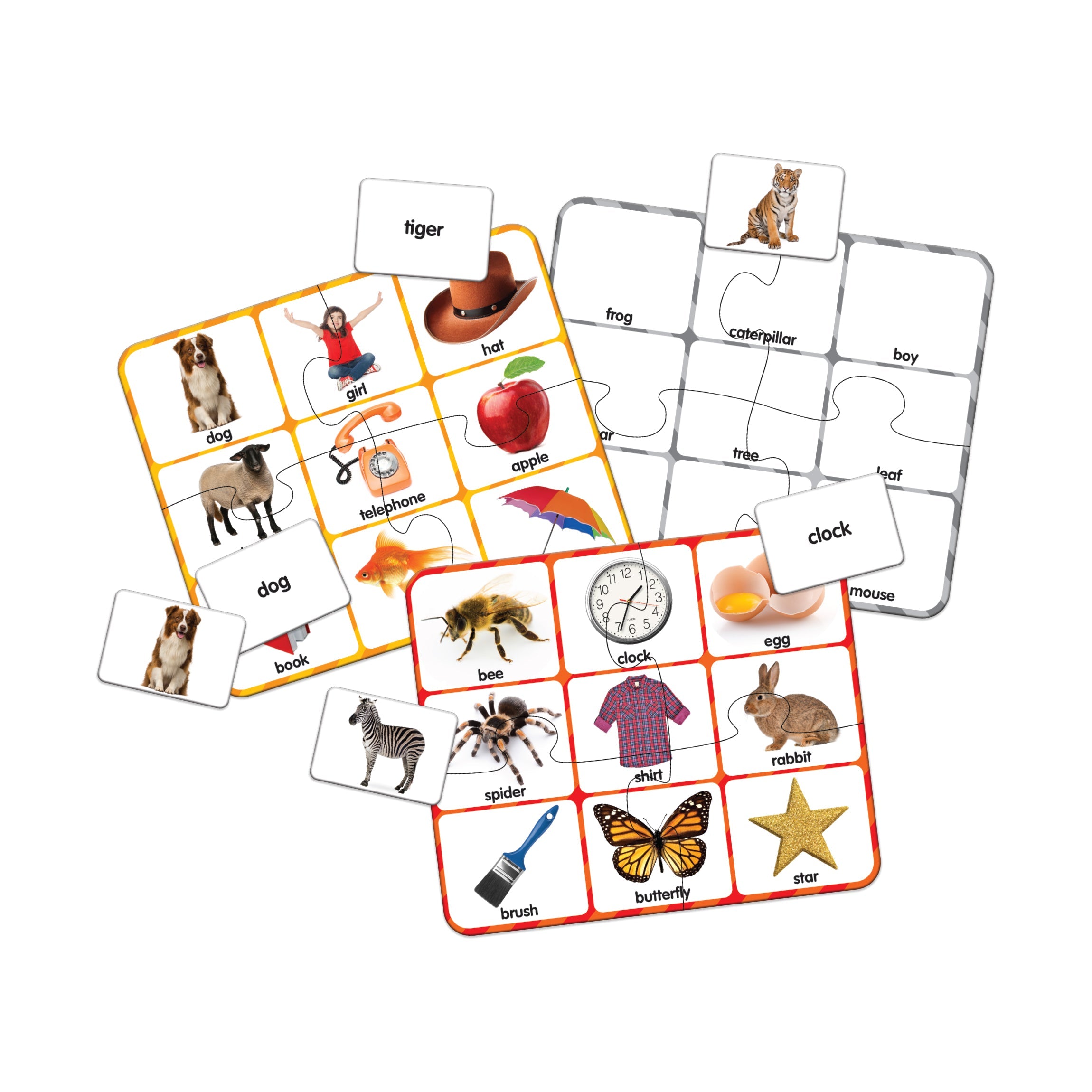  The Learning Journey Match It! - Picture Word Bingo - Multi-color - Bonton