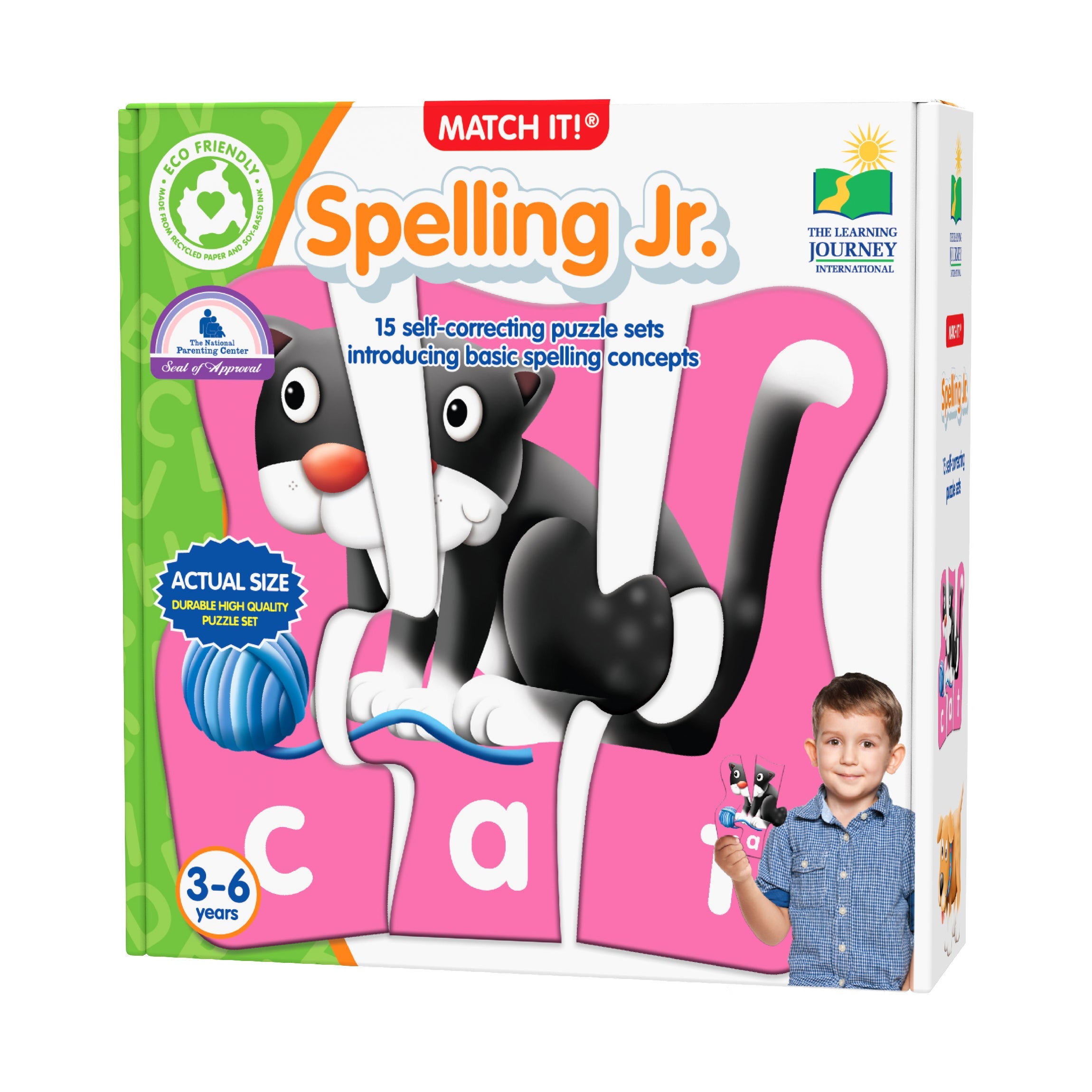  The Learning Journey Match It! - Spelling Jr. - Multi-color - Bonton