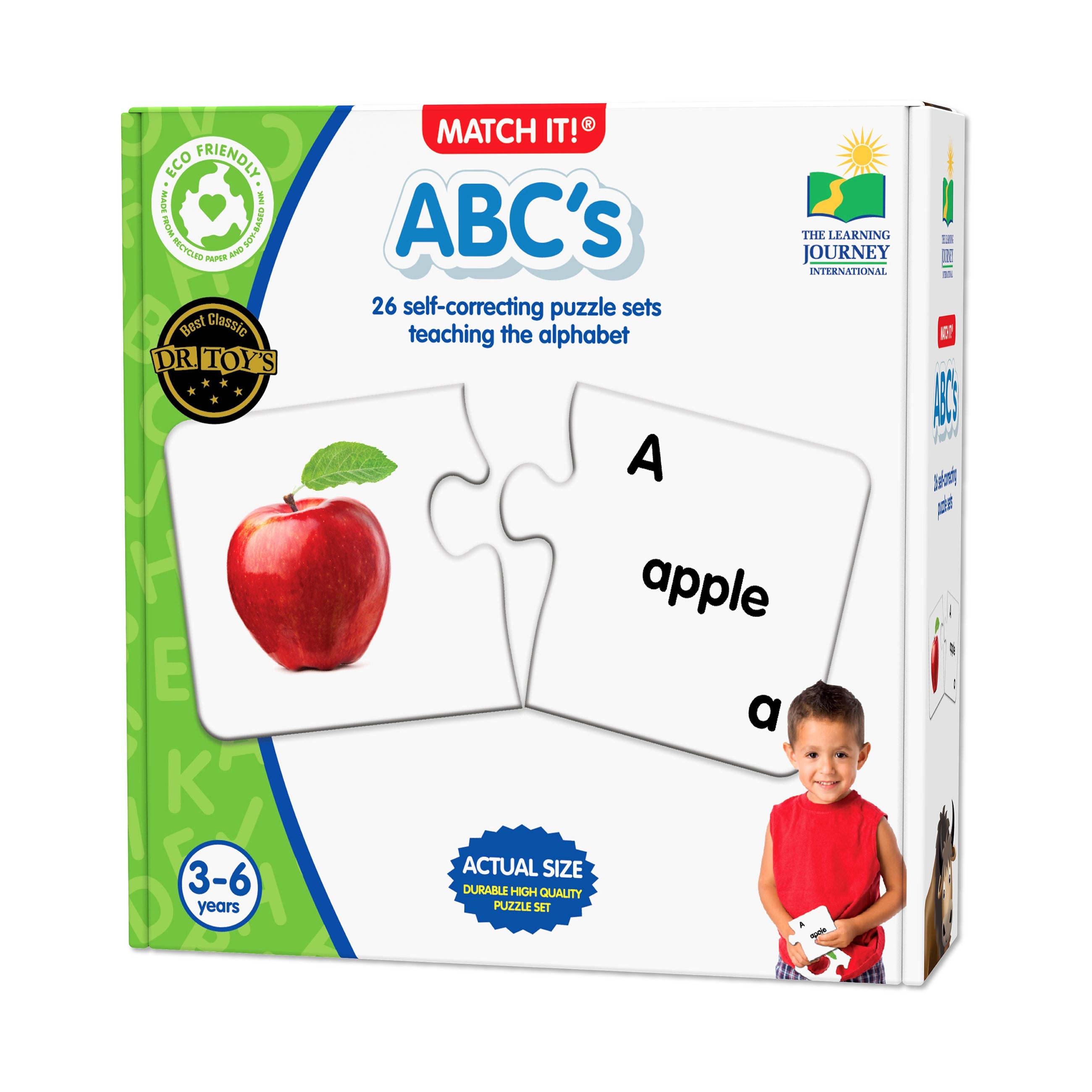  The Learning Journey Match It! - ABC's - Multi-color - Bonton