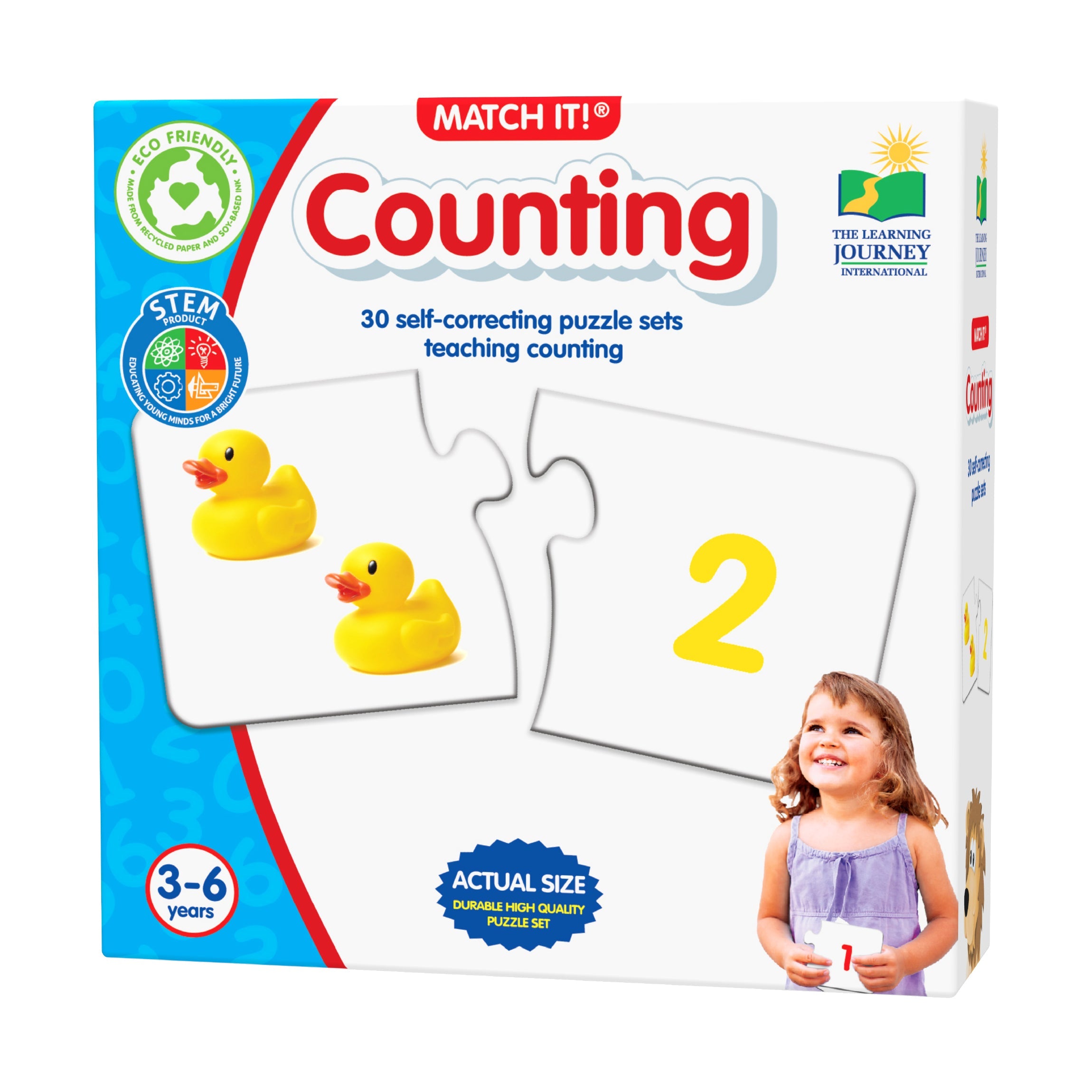  The Learning Journey Match It! - Counting - Multi-color - Bonton