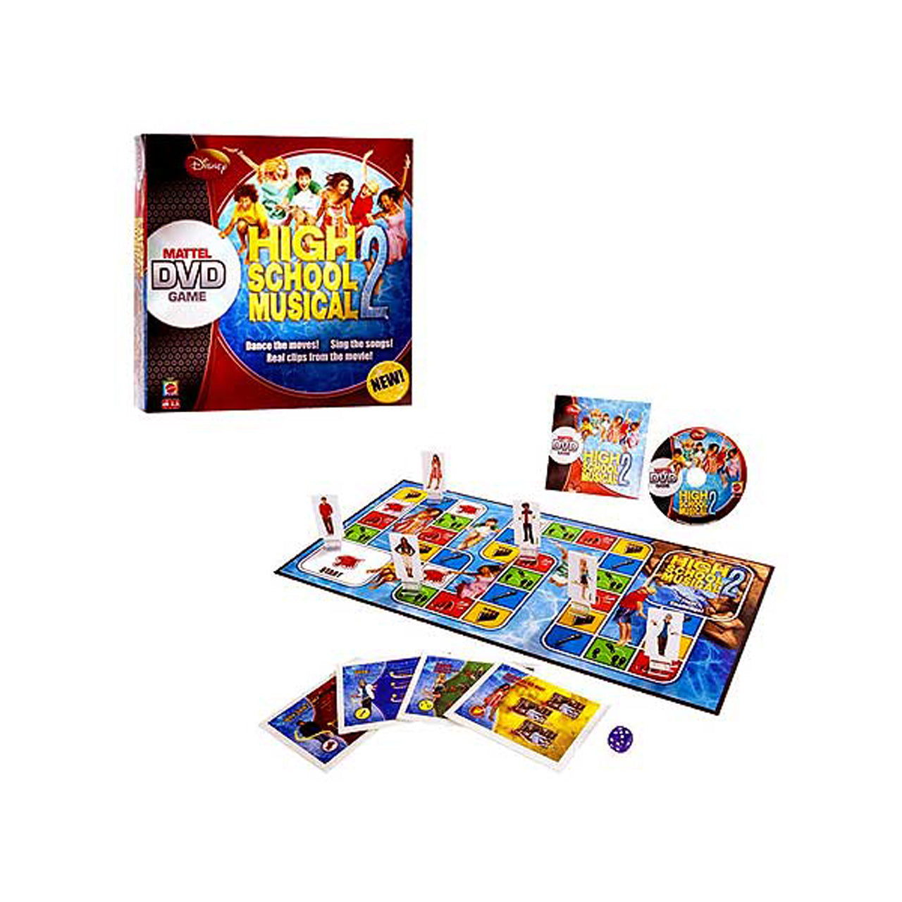  High School Musical 2 DVD Game - Multicolor - Bonton