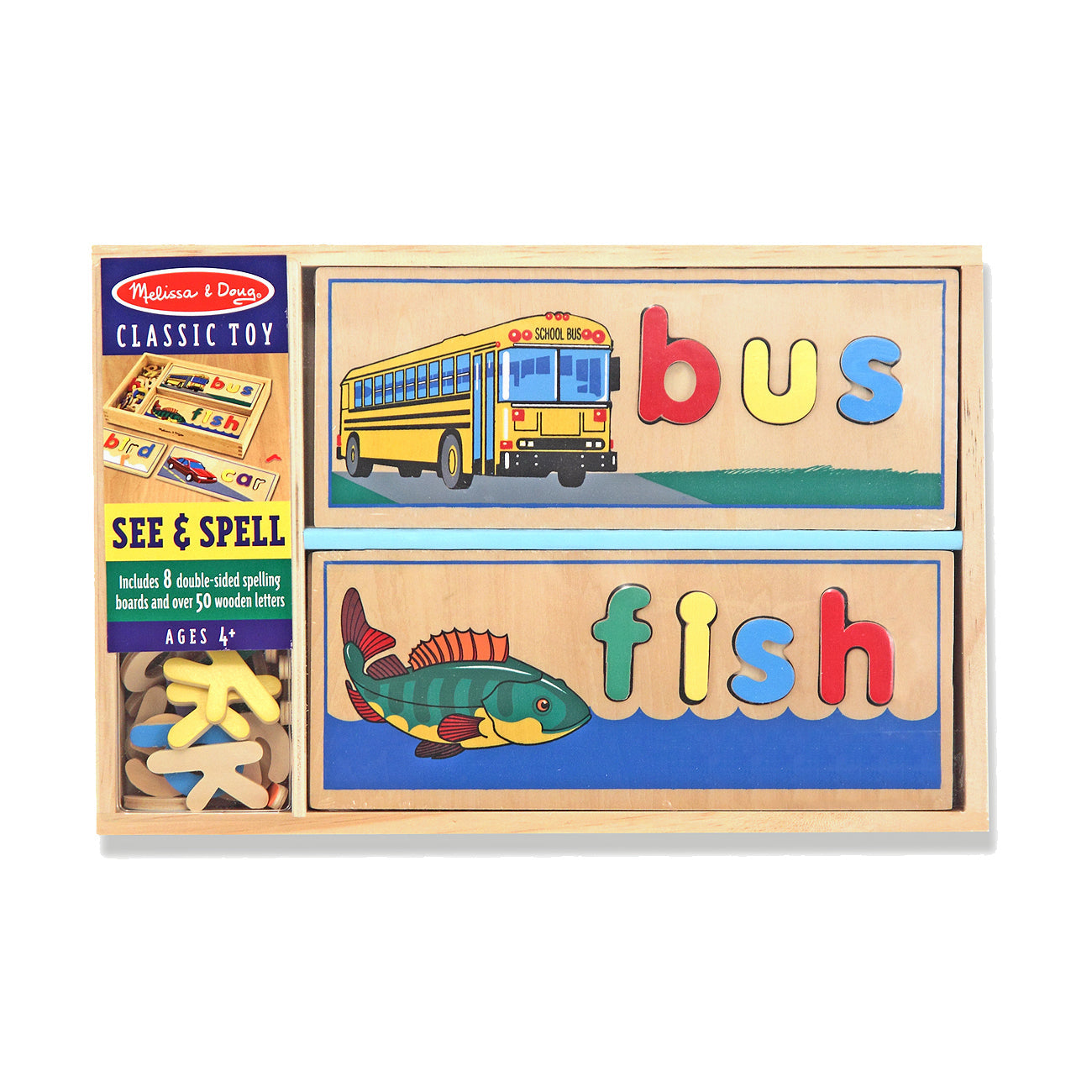  Melissa and Doug See & Spell - Multicolor - Bonton