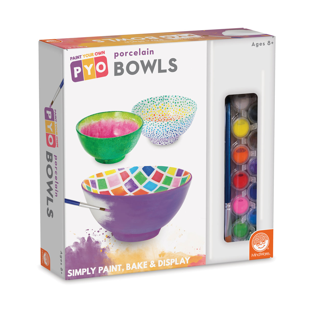  Paint Your Own Porcelain Bowls - Multicolor - Bonton