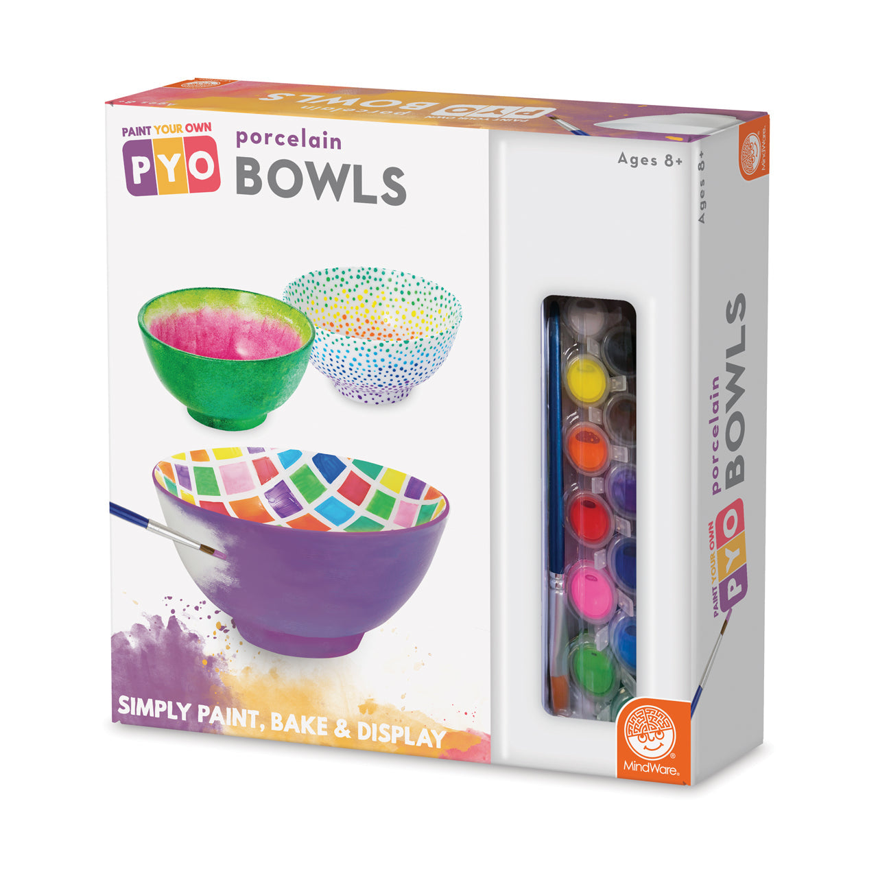  Paint Your Own Porcelain Bowls - Multicolor - Bonton