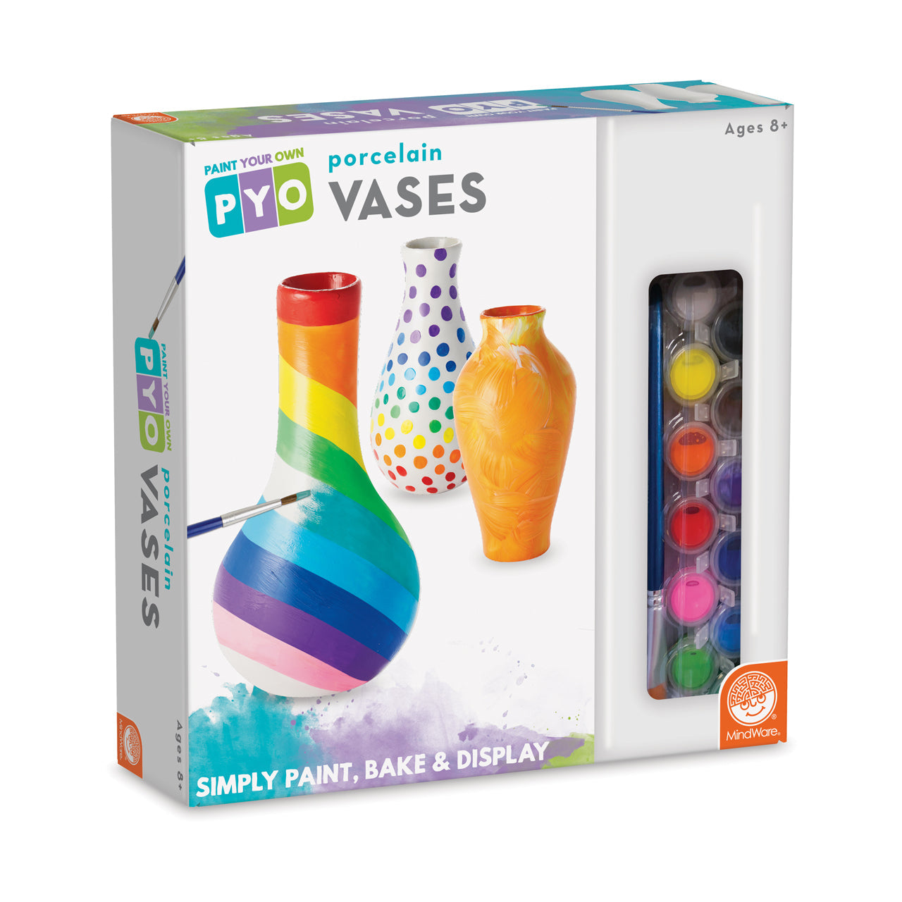  Paint Your Own Porcelain Vases - Multicolor - Bonton