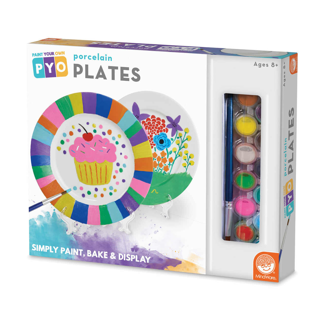  Paint Your Own Porcelain Plates - Multicolor - Bonton