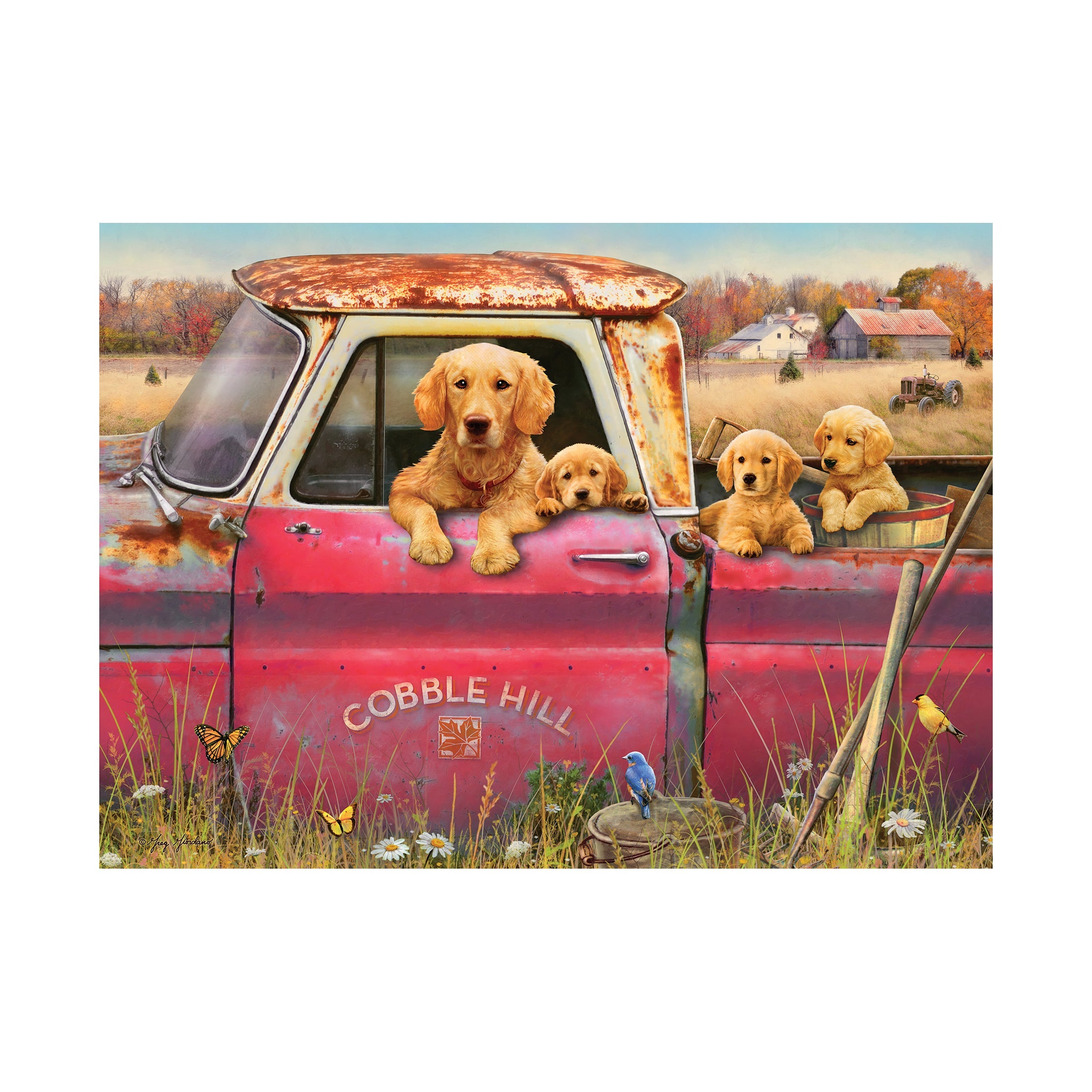  Cobble Hill Puzzle Company Cobble Hill Farm Puzzle: 1000 Pcs - Multi-color - Bonton