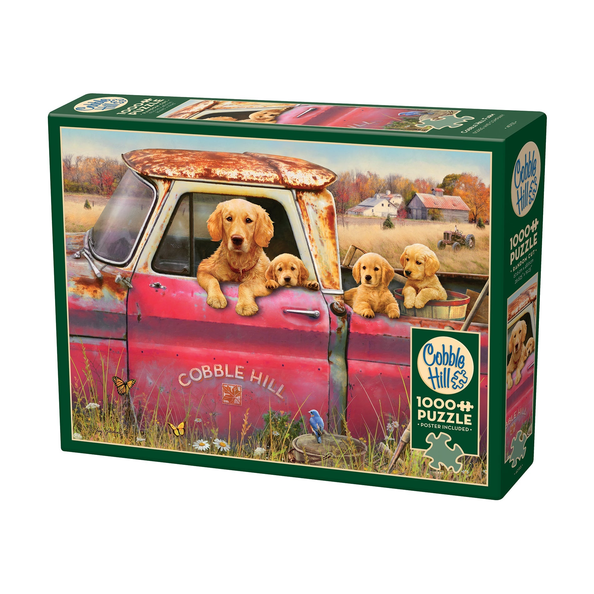  Cobble Hill Puzzle Company Cobble Hill Farm Puzzle: 1000 Pcs - Multi-color - Bonton