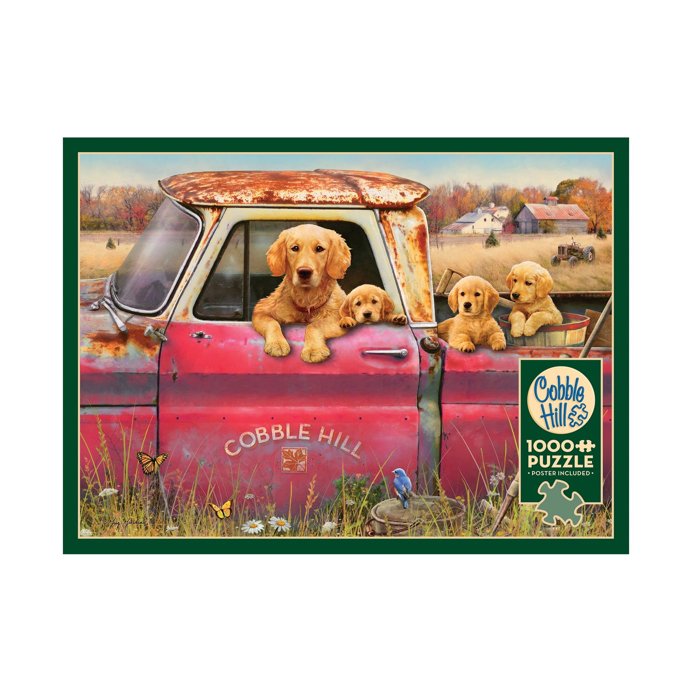  Cobble Hill Puzzle Company Cobble Hill Farm Puzzle: 1000 Pcs - Multi-color - Bonton