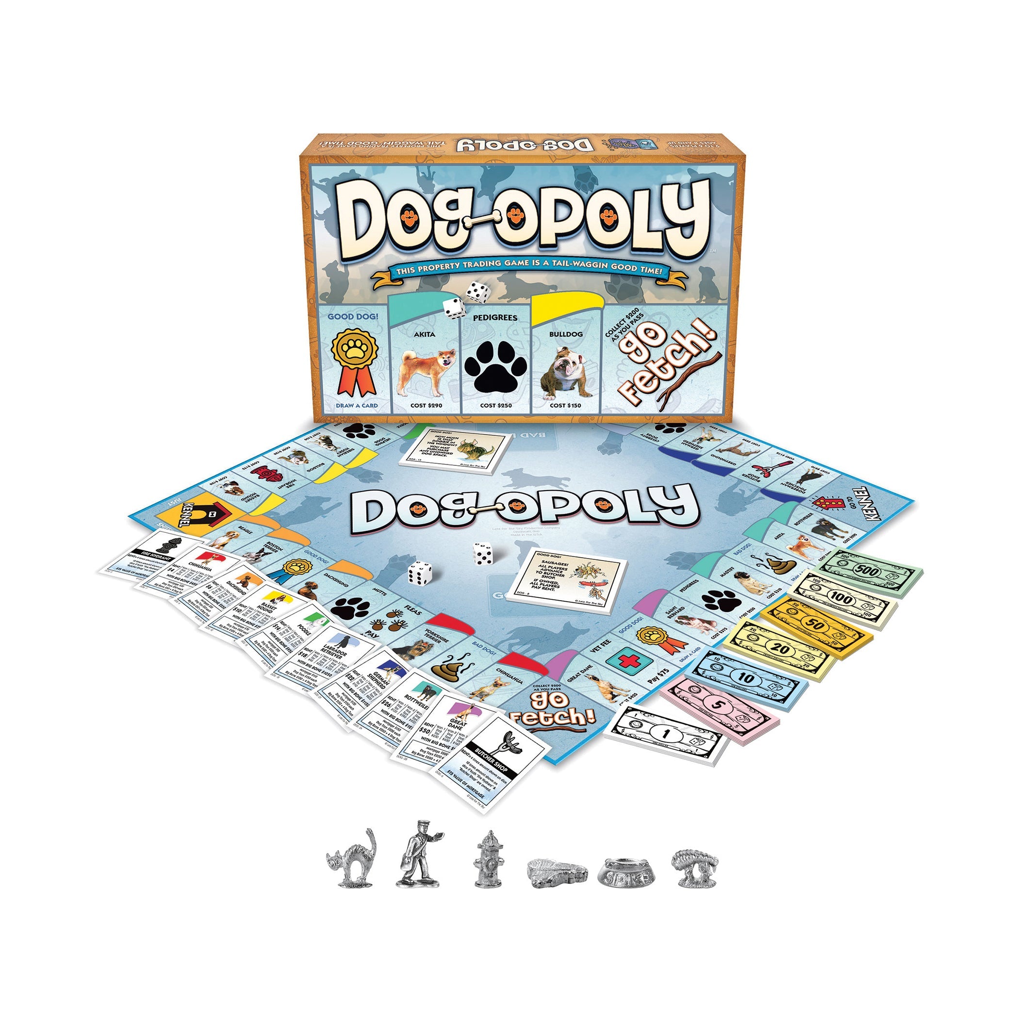  Dog-Opoly Board Game - Multi-color - Bonton