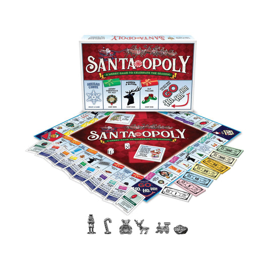 Santa-Opoly-Board-Game-Multi-color-One-Size