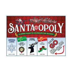 Santa-Opoly-Board-Game-Multi-color-One-Size