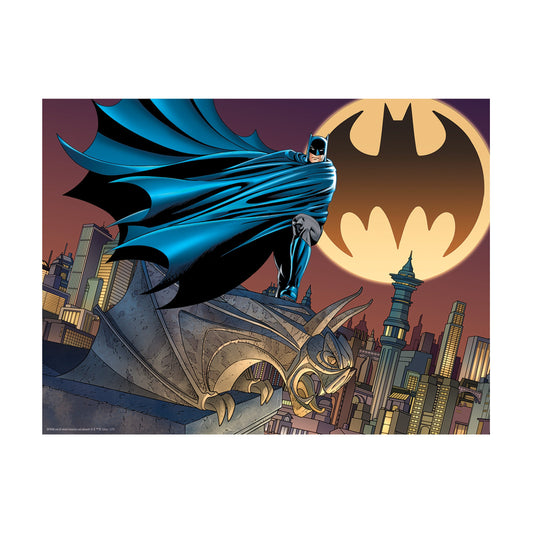 DC-Comics-Batman-Bat-Signal-3D-Lenticular-Jigsaw-Puzzle-500-Pcs-Multi-color-One-Size