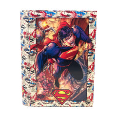 DC-Comics-Superman-3D-Lenticular-Jigsaw-Puzzle-in-a-Collectible-Tin-Book-300-Pcs-Multi-color-One-Size